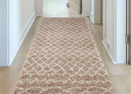 Moroccan Beige Shaggy Rug | 920
