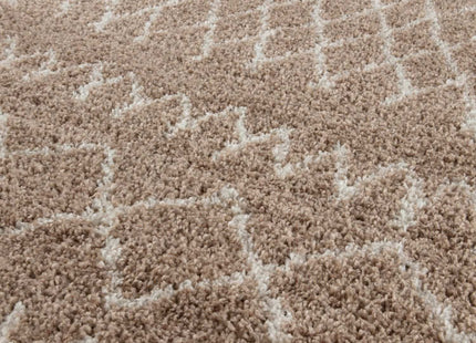 Moroccan Beige Shaggy Rug | 920