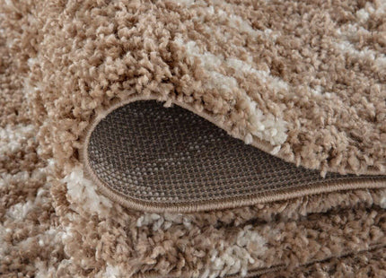 Moroccan Beige Shaggy Rug | 920