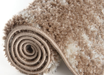 Moroccan Beige Shaggy Rug | 920