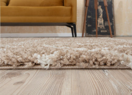 Moroccan Beige Shaggy Rug | 920