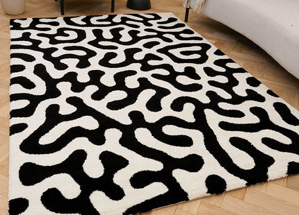 Joli Doodle Black & White Rug