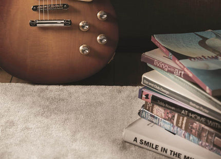 Karma Grey Solid Luxury Viscose Rug