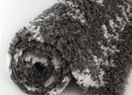 Moroccan Dark Grey Shaggy Rug | 940