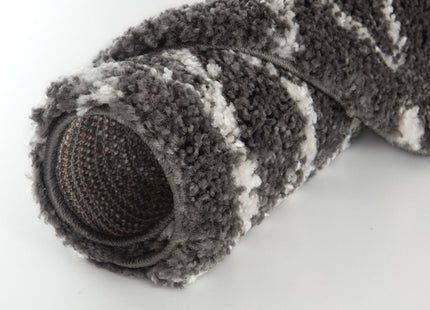Moroccan Dark Grey Shaggy Rug | 940
