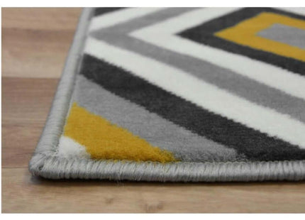 Maestro Geometric Yellow Rug | 3658 GB12