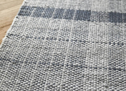 Highland Navy Checkered Rug