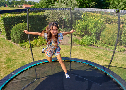 12ft Salta Cosmos Round Trampoline with Enclosure