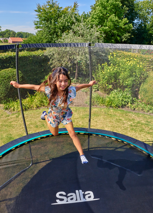 12ft Salta Cosmos Round Trampoline with Enclosure