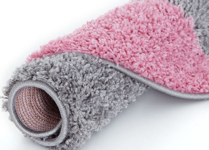 Myshaggy Geometric Pink Rug
