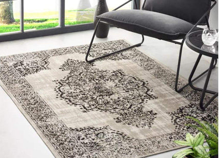 Saville Grey/Black Vintage Rug