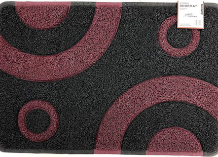 Geo Circle Spaghetti Doormat 90x60cm - Purple