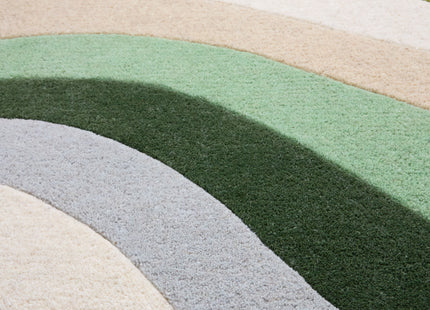 Acasta Green Wool Rug