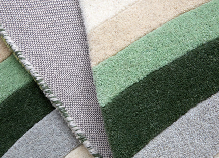 Acasta Green Wool Rug