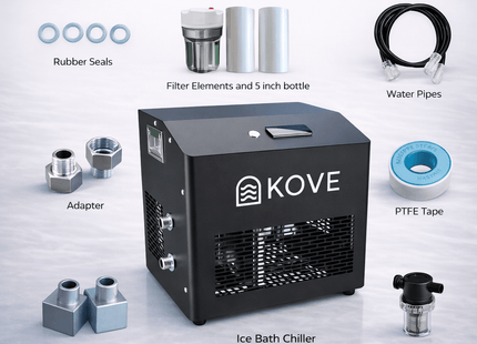 KOVE Core 0.5HP Ice Bath Chiller – Cooling System - Temperature Controlled - 695W