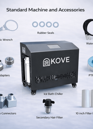 KOVE Pro Ice Bath Chiller 0.8HP – Heat & Cool with App Control