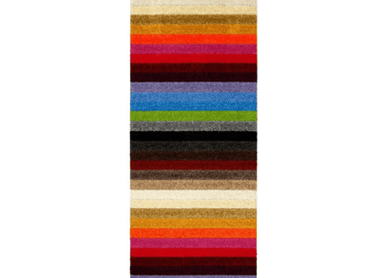 Linea Rainbow Striped Washable Rugs & Runners