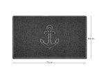 Dark Grey / 75cm x 44cm / Yes (Suitable for Indoors)