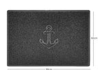 Dark Grey / 90cm x 60cm / Yes (Suitable for Indoors)