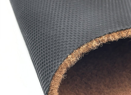 Non-Shed Synthetic Coir Doormat - Halfmoon
