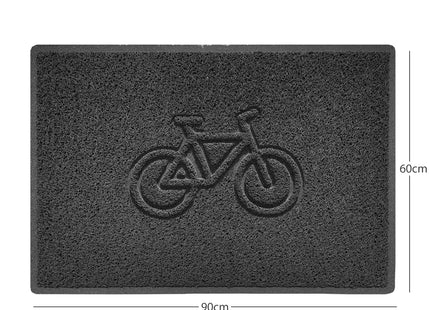 "Cycle" Grey Spaghetti Doormat