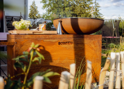 BonFeu BonBiza Island Plancha & BBQ Fire Pit