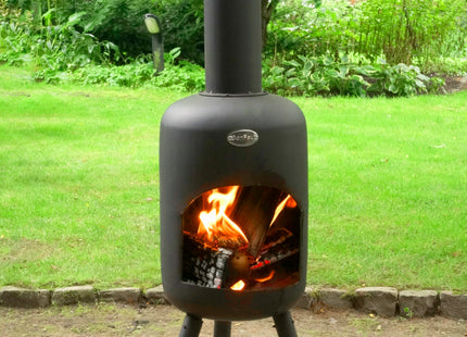 BonFeu BonBini Black Garden Fireplace