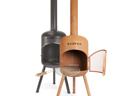 BonFeu BonBono Garden Fireplace with Rotating Grill