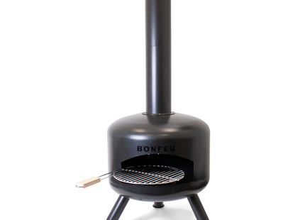 BonFeu BonGiro Garden Fireplace with BBQ Grill