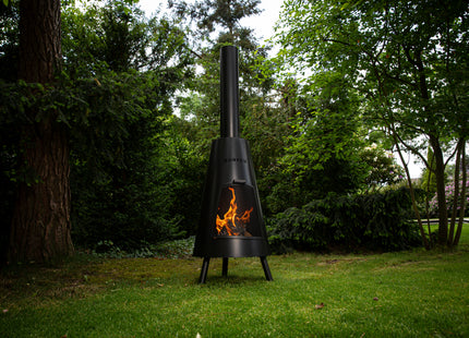 BonFeu BonPyra Black Garden Fireplace