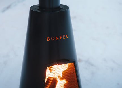 BonFeu BonPyra Black Garden Fireplace