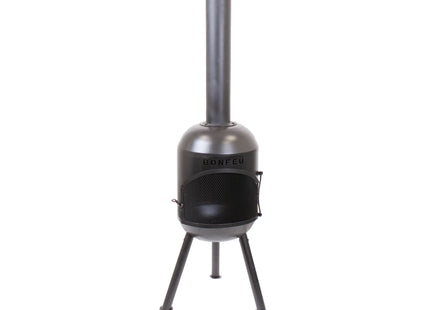 BonFeu BonSolo Garden Fireplace with Rotating Grill
