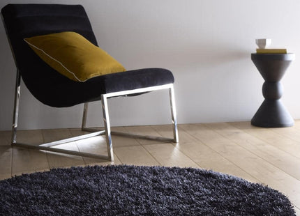 Chicago Black Shaggy Rug