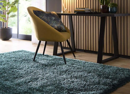 Chicago Forest Green Shaggy Rug
