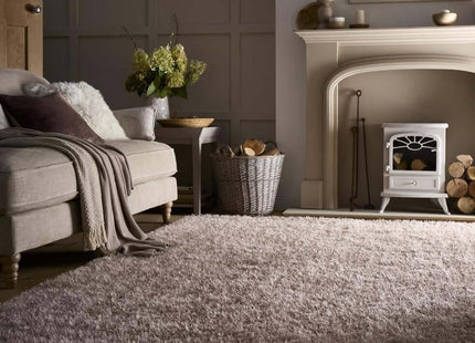 Chicago Latte Shaggy Rug