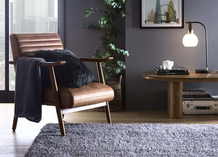 Chicago Grey Shaggy Rug