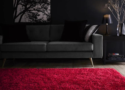 Chicago Red Shaggy Rug