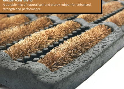 Rubber and Coir Scraper Door Mat