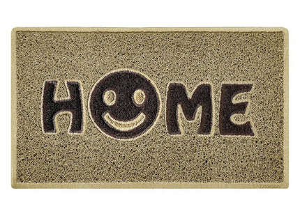Home Smile Inlay Embossed Doormat