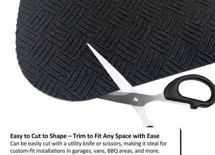 Round BBQ Floor Protection Mat