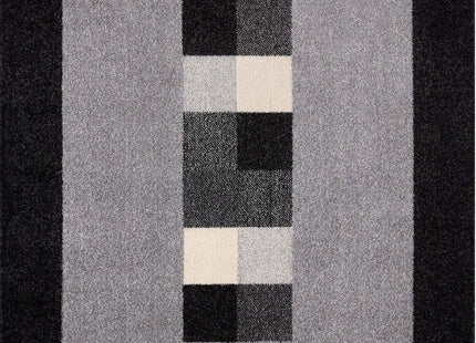 Ephesus Grey Black Rug | 7439GB