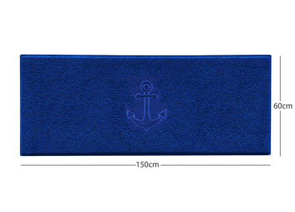 "Anchors Away" Grey Spaghetti Door Mat