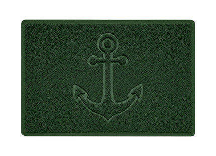 "Anchors Away" Grey Spaghetti Door Mat
