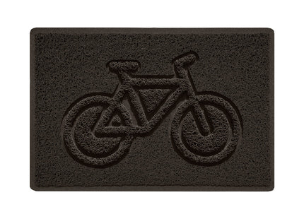 Embossed Spaghetti Outdoor Doormat - Brown