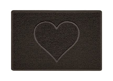 Embossed Spaghetti Outdoor Doormat - Brown