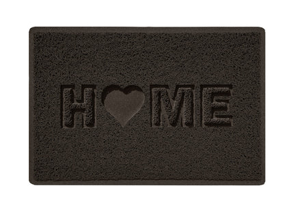 Embossed Spaghetti Outdoor Doormat - Brown