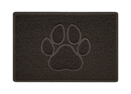 Embossed Spaghetti Outdoor Doormat - Brown