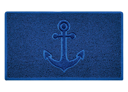 "Anchors Away" Grey Spaghetti Door Mat