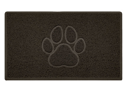 Embossed Spaghetti Outdoor Doormat - Brown
