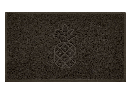 Embossed Spaghetti Outdoor Doormat - Brown